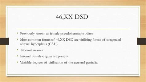 Disorder Of Sexual Development Dsd