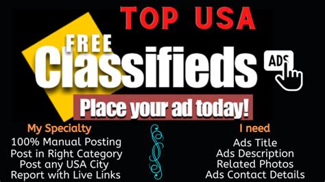 Post Your Ads On Top Usa Classified Ad Posting Sites By U8f0ecf89edbe