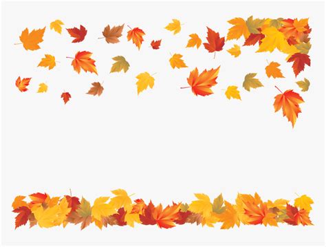 Transparent Background Graphics Thanksgiving Clipart Autumn Leaves