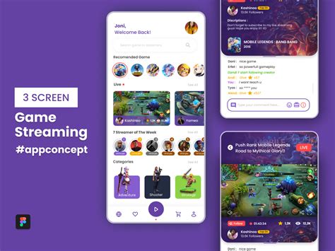 Twitch Redesign Game Streaming App Ui Uplabs