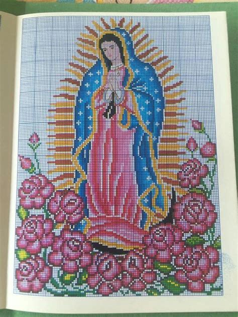Virgen De Guadalupe Punto De Cruz Angelitos Cuadros Punto De Cruz