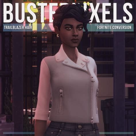 Fortnite Trailblazer Hair Conversionedit At Busted Pixels Sims 4 Updates