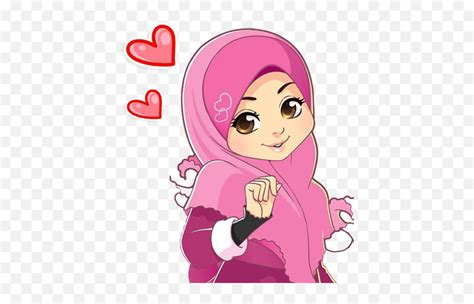 Hijab Girls Stickers Stiker Hijab Muslimah Emojihijab Emoji Free