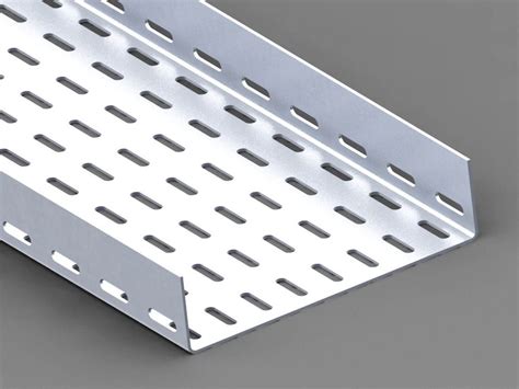 Rectangular Pre Galvanized Perforated Cable Trays For Industrial Use