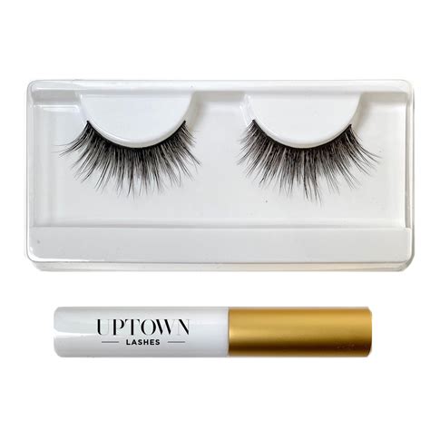 Mink False Eyelashes Natural Look Lash Strips Uptown Lashes