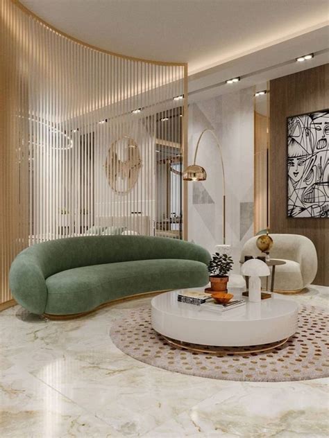 Seductive Curved Sofas For A Modern Living Room Design Living Room