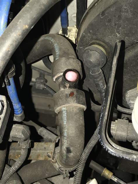 Heater Pipe Coolant Bleed Screw Snapped Off Fiat 500 2007 The