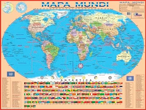 Mapa Mundi Planisferio Politico Escolar Gigante Atualizado Multimapas Porn Sex Picture