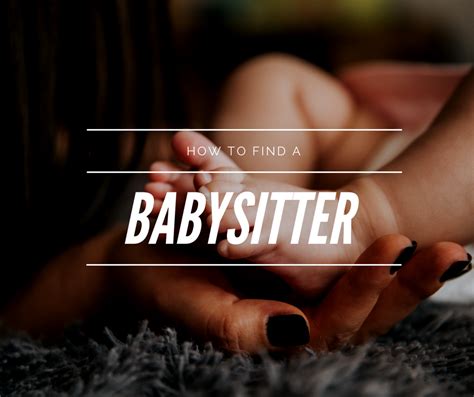 How To Find A Babysitter