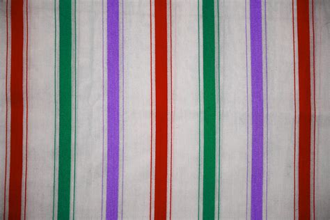 Striped Fabric Texture Red Green And Purple On White Picture Free