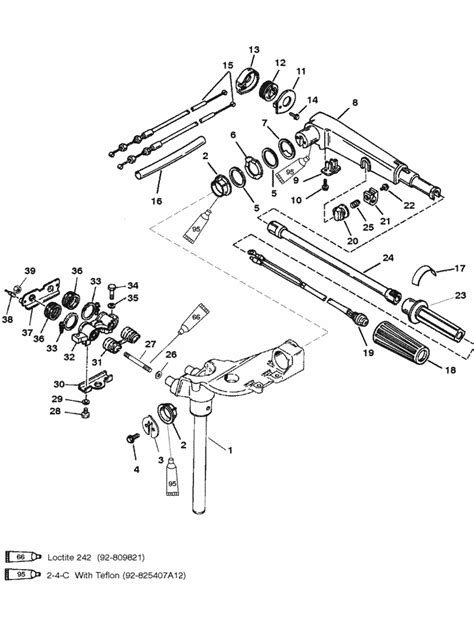 Mercury Marine 99 Hp 4 Stroke 232 Cc Swivel Head And Steering Handle