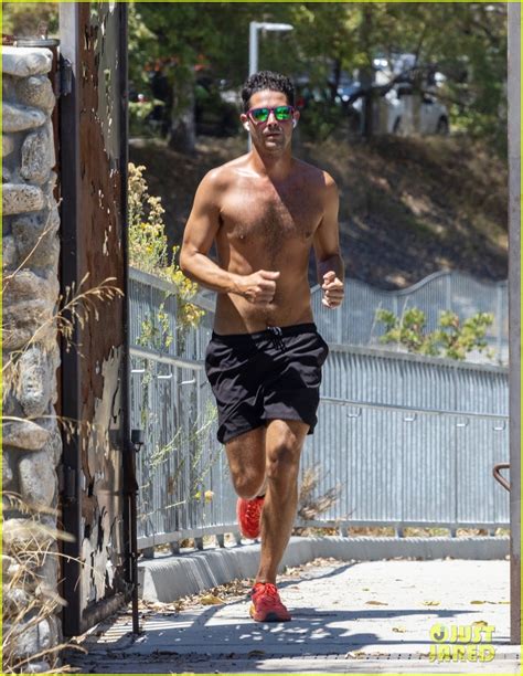 Full Sized Photo Of Wells Adams Goes Shirtless For Jog Around La 28