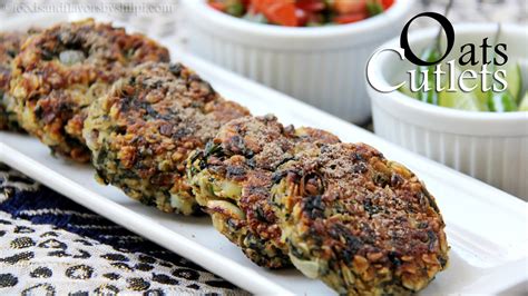 This recipe has really big flavor,these chicken balls are great for party or iftar or appetizers. Oats Cutlets Recipe or Oats Tikki Recipe | Indian Vegetarian Snacks & Appetizer Recipes By ...
