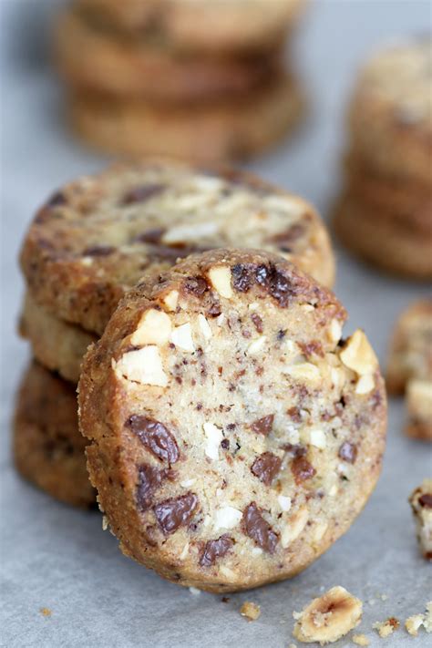 עוגיות אגוזי לוז קפה ושוקולד Homemade cookies Baking Hazelnut cookies