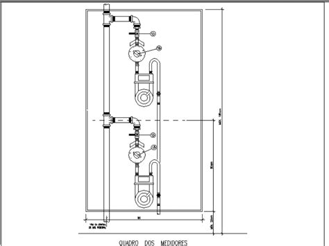 Vertical Gas Meter In Autocad Cad Download 407 Kb Bibliocad