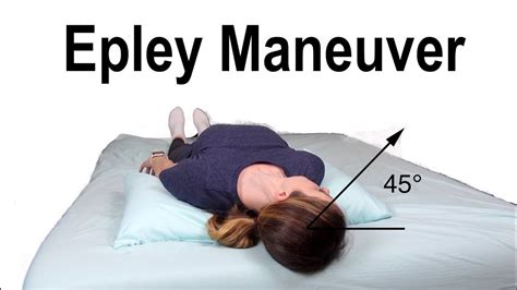 Epley Maneuver To Treat Bppv Dizziness Health Facts Health Diet Body