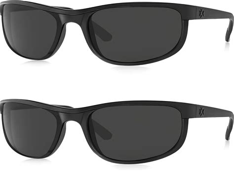maxjuli polarized sunglasses men women uv400 protection rectangular sun glasses matte black
