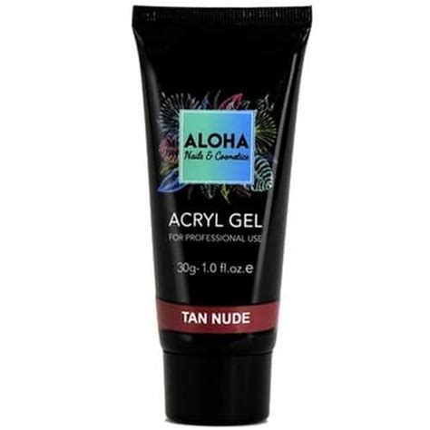Aloha Acryl Gel UV LED 30 gr Tan Nude Nude ηλιοκαμένο OhMyBeauty gr