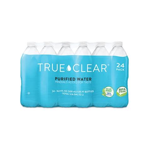True Clear Purified Bottled Water Tcltrc05l24plt