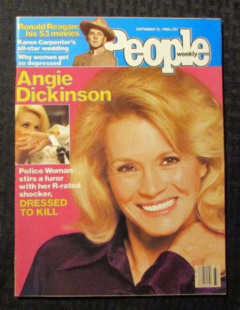 1980 Sept 15 People Magazine Fvf 70 Angie Dickinson Dressed To Kill