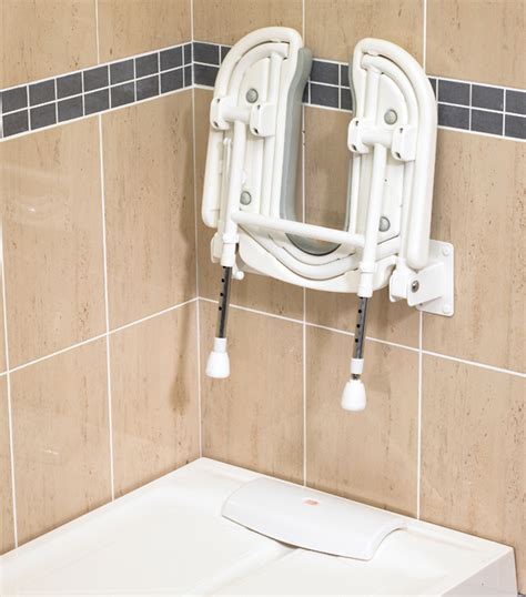 U Shaped Shower Chair Wall Mounted Shower Seat