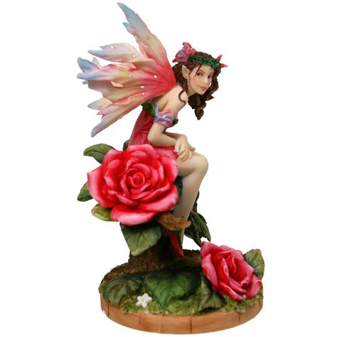 morning rose fairy by linda ravenscroft fairy figurines fairy figurines