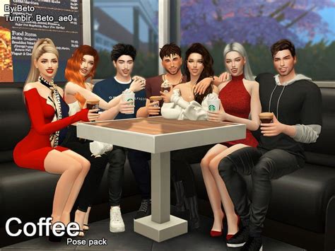 A Group Of People Sitting Around A Table With Drinks In Front Of Them