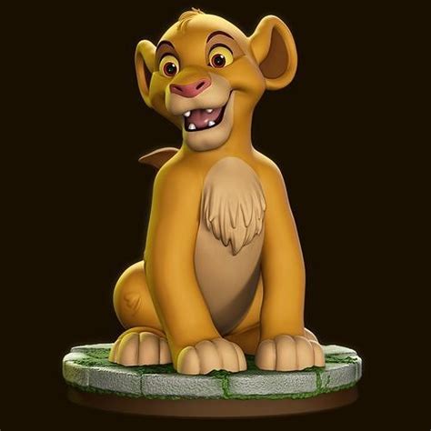 Simba The Lion King 3d Model 3d Printable Cgtrader
