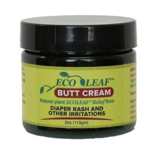 Ecoleaf Butt Cream Symptomatic Rash Relief Made In The Usa With