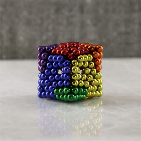 216 Set Rainbow Neoballs 5mm Magnetic Balls Cube Neoballs