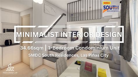 1 Bedroom Condo Unit 3364sqm Minimalist Interior Design Smdc