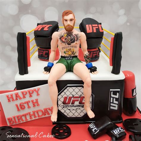 The Sensational Cakes Ufc Wrestler Athlete Boxer Martial Arts Gym Equipment 3d Customized Cake