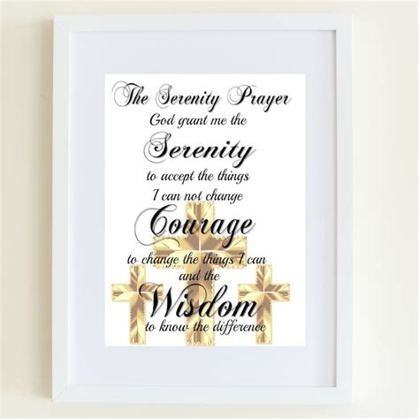Serenity Prayer 8 X 10 Printable Wall Art Payhip