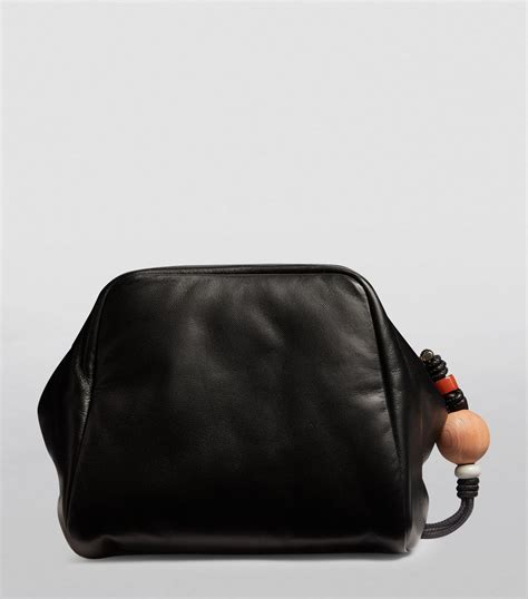 Loro Piana Small Leather Puffy Pouch Harrods In