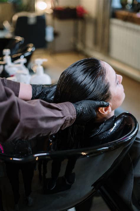 Woman Having Her Hair Rinse · Free Stock Photo