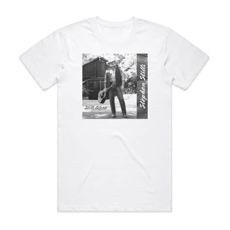 Stephen Stills Stills Alone Album Cover T Shirt Black