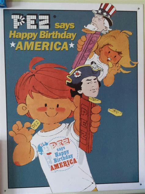 July 4th Pez Vintage Advertising Posters Retro Ads Vintage Ads
