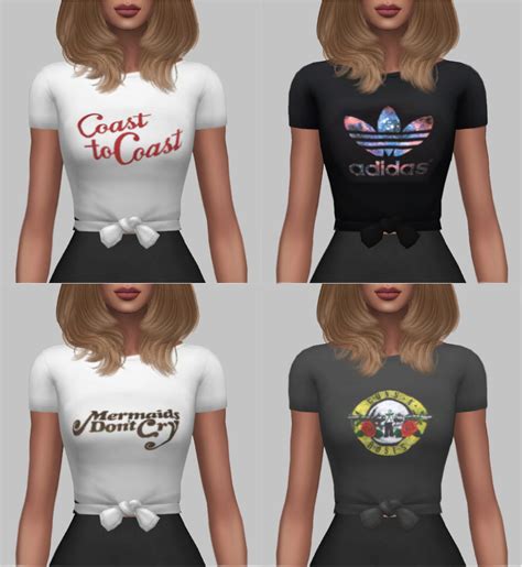 Sims 4 Ccs The Best Hallowsims Graphic Tees