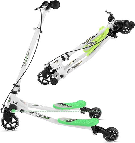 Rampmu Y Flicker Scooter Wiggle Scooter For Kids 3 Wheels Push Swing