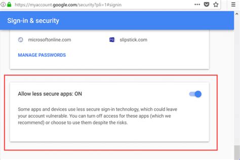 An easy way to protect your google account is to take the security checkup. Outlook and Gmail's Less Secure Apps Setting