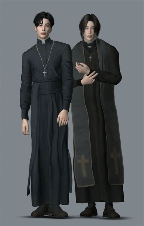 Priest Sims 4 Mods Clothes Sims 4 Priest Outfit