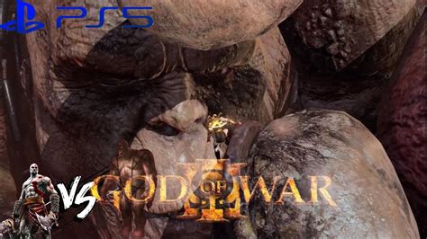 Kratos Vs Cronos Boss Fight God Of War 3 Remastered Walkthrough
