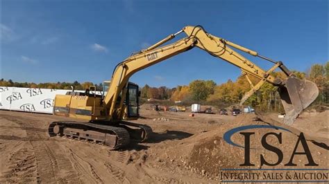 19292 1990 Caterpillar E120b Excavator Will Be Sold At Auction Youtube