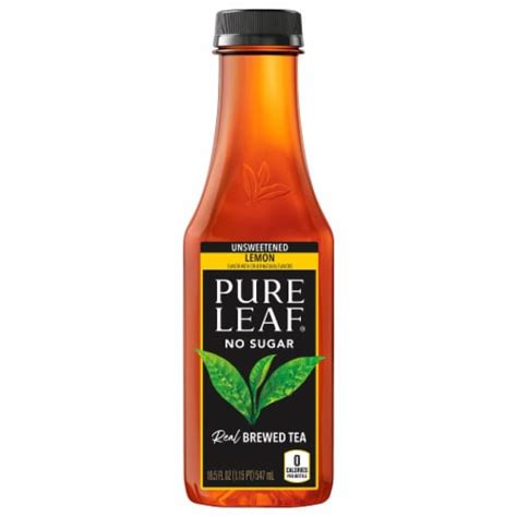 Pure Leaf Unsweetened Black Tea With Lemon Brewed 185 Fl Oz Kroger