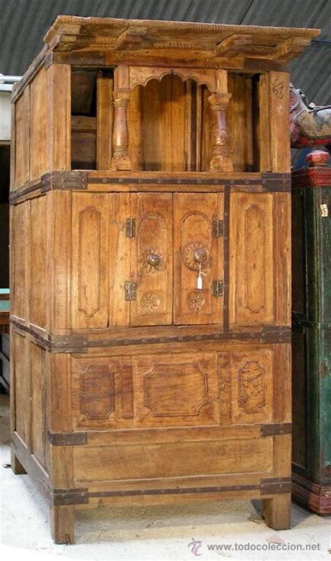 Muebles antiguos de madera tallados a mano. mueble aparador de cocina enorme - Comprar Aparadores ...