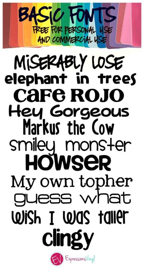 basic fonts for expressions vinyl FREE commercial and ... You can download them in png format, ico, icns or vector file svg.