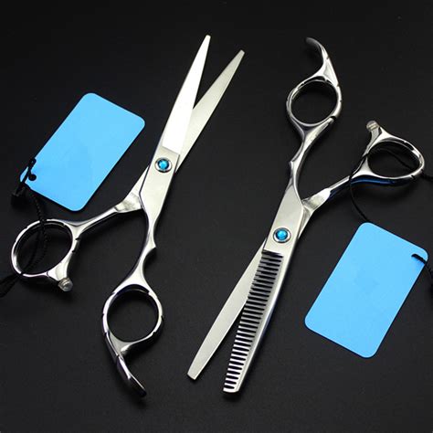Professional Japan 6 Inch Gem Hair Salon Scissors Cutting Barber Makas Hair Scissor Thinning