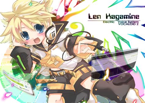 All Male Headphones Kagamine Len Male Vocaloid Anime Wallpapers