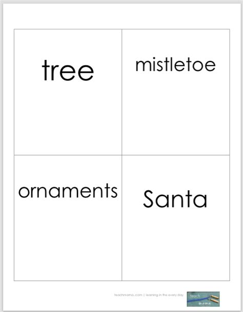 Christmas Guess The Word Game Teach Mama