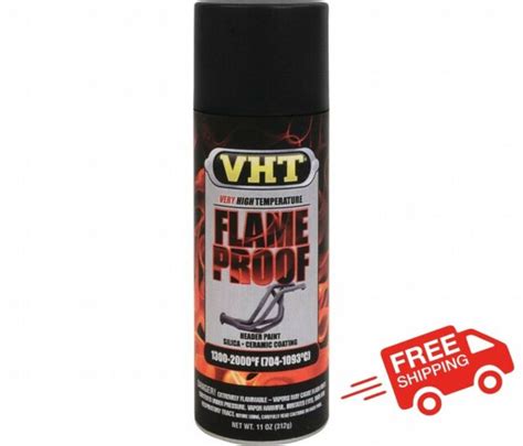 Vht Spray Paint Black Flameproof Coating High Heat Headers Exhaust
